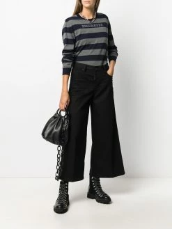 Dsquared2 pantalon crop à détail de slogan