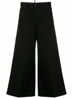 Dsquared2 pantalon crop à détail de slogan