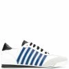 Dsquared2 baskets New Runner à empiècement rayé