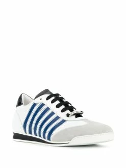 Dsquared2 baskets New Runner à empiècement rayé