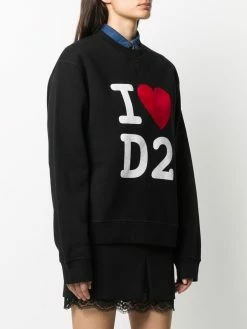 Dsquared2 sweat imprimé I Heart D2