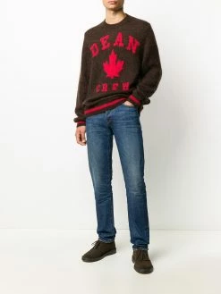 Dsquared2 pull à logo en intarsia