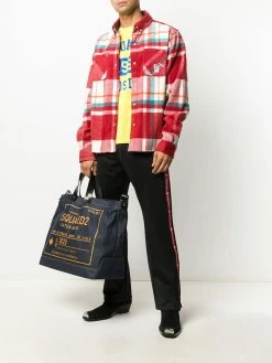 Dsquared2 pantalon de jogging à bandes monogrammées