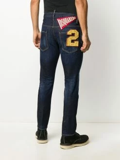 Dsquared2 jean slim à patch logo