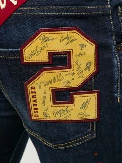 Dsquared2 jean slim à patch logo