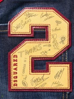 Dsquared2 jean slim à patch logo