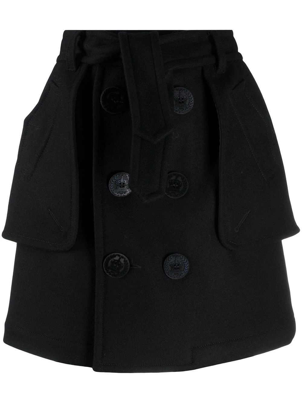 Prix Refroidis Dsquared2 Jupe à taille haute jupes taille haute femme 3 Dsquared2 jupe à taille haute