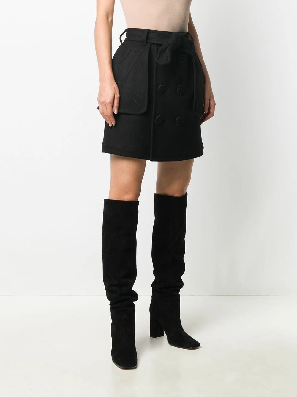 Prix Refroidis Dsquared2 Jupe à taille haute jupes taille haute femme 5 Dsquared2 jupe à taille haute