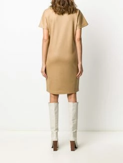 Dsquared2 robe droite à manches courtes