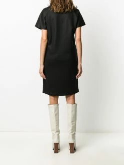 Dsquared2 robe droite à manches courtes