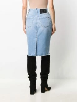 Dsquared2 chemise en jean à slogan imprimé