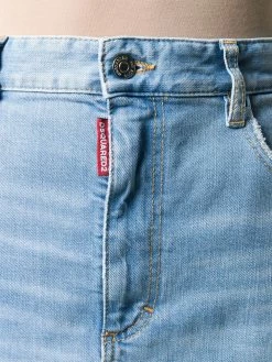 Dsquared2 chemise en jean à slogan imprimé