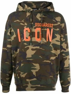 Dsquared2 sweat à capuche à motif camouflage