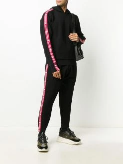 Dsquared2 pantalon de jogging à bandes monogrammées