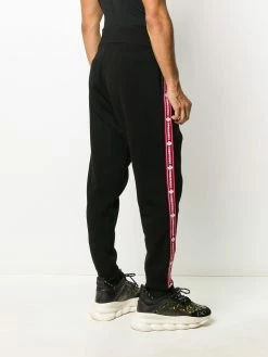 Dsquared2 pantalon de jogging à bandes monogrammées