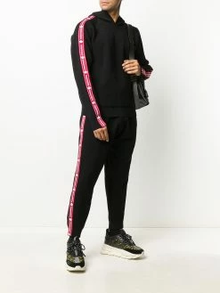 Dsquared2 pull à capuche à bandes monogrammées