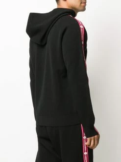 Dsquared2 pull à capuche à bandes monogrammées