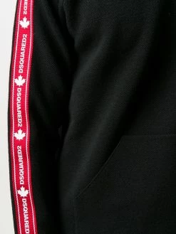 Dsquared2 pull à capuche à bandes monogrammées