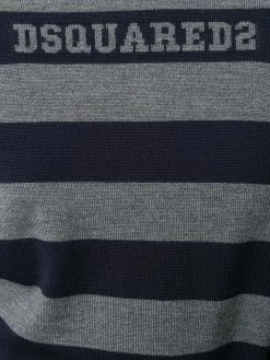 Dsquared2 pull rayé à logo
