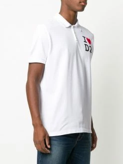 Dsquared2 polo à logo imprimé