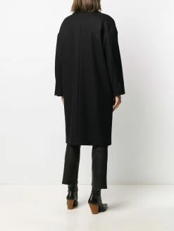 Dsquared2 Prix Compétitif Manteau droit ajusté manteaux à simple boutonnage femme 12 Dsquared2 manteau droit ajusté