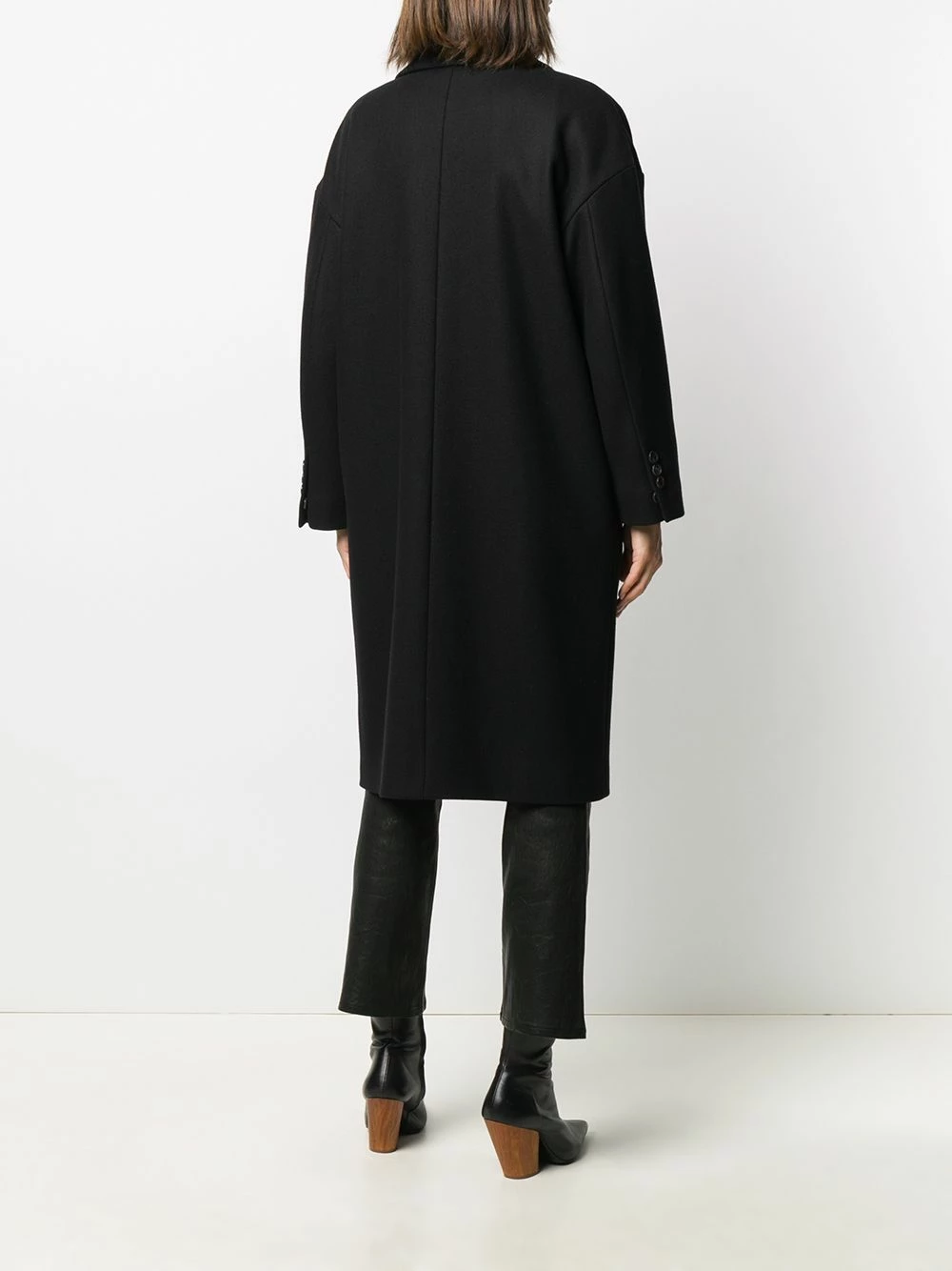 Dsquared2 Prix Compétitif Manteau droit ajusté manteaux à simple boutonnage femme 6 Dsquared2 manteau droit ajusté