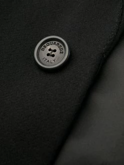 Dsquared2 Prix Compétitif Manteau droit ajusté manteaux à simple boutonnage femme 14 Dsquared2 manteau droit ajusté