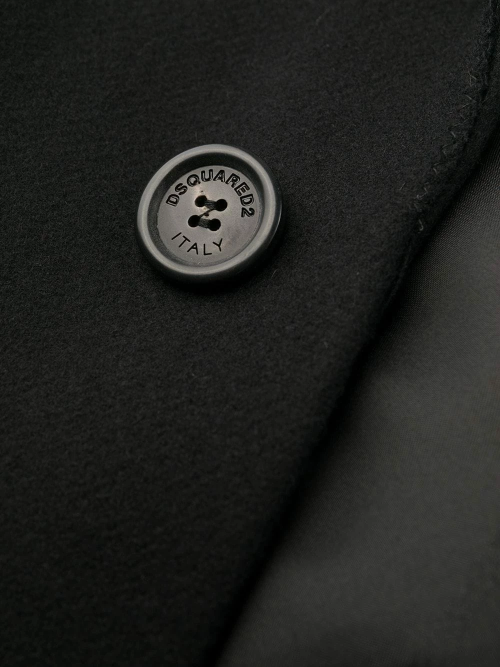 Dsquared2 Prix Compétitif Manteau droit ajusté manteaux à simple boutonnage femme 8 Dsquared2 manteau droit ajusté