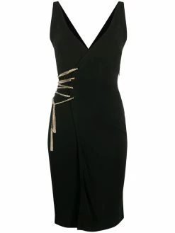 Dsquared2 robe-portefeuille à détail de chaîne