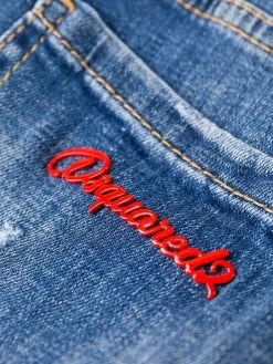 Dsquared2 jean à logo brodé