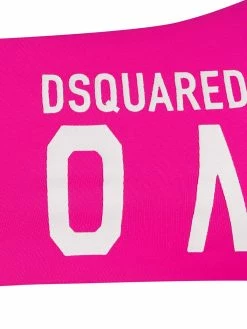 Dsquared2 haut de bikini à logo imprimé