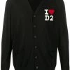 Dsquared2 cardigan à logo brodé