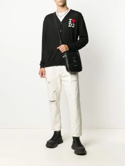 Dsquared2 cardigan à logo brodé