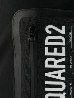 Dsquared2 pantalon droit à logo imprimé