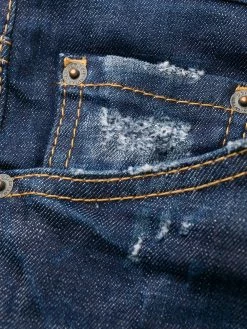 Dsquared2 jean slim à effet usé