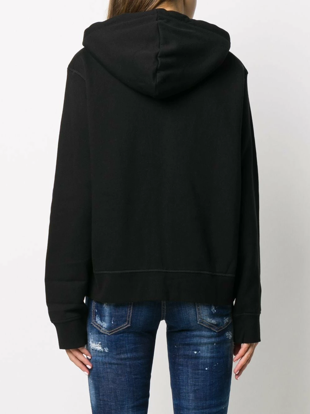 Dsquared2 Réduction Sweat zippé à capuche à logo imprimé hoodies femme 6 Dsquared2 sweat zippé à capuche à logo imprimé