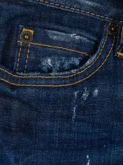 Dsquared2 Prix De Rêve Jean crop à effet usé jeans courts femme 15 Dsquared2 jean crop à effet usé