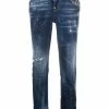 Dsquared2 jean slim à effet usé
