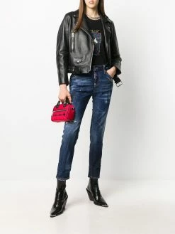 Dsquared2 jean slim à effet usé