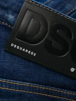 Dsquared2 jean skinny à effet usé