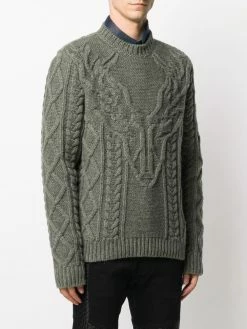 Dsquared2 pull Dear Head en maille