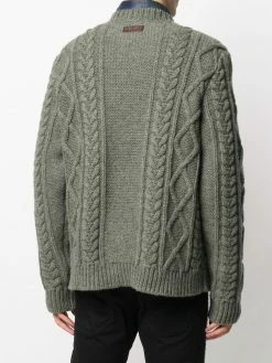 Dsquared2 pull Dear Head en maille