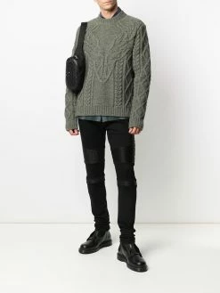 Dsquared2 pull Dear Head en maille