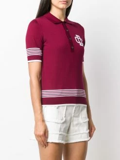 Dsquared2 polo à détails rayés
