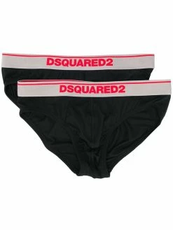 Dsquared2 lot de deux slips à bande logo