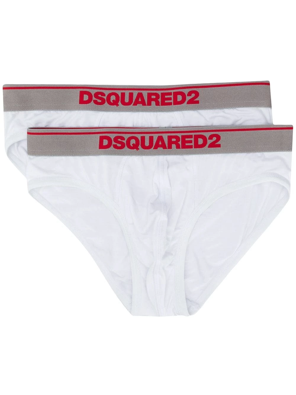 Qualité Excellente Dsquared2 Lot de deux slips à bande logo slips & boxers homme 3 Dsquared2 lot de deux slips à bande logo