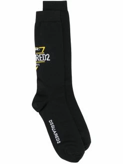 Dsquared2 chaussettes à logo intarsia