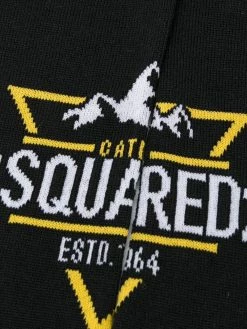 Dsquared2 chaussettes à logo intarsia