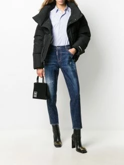 Dsquared2 jean skinny crop à clous