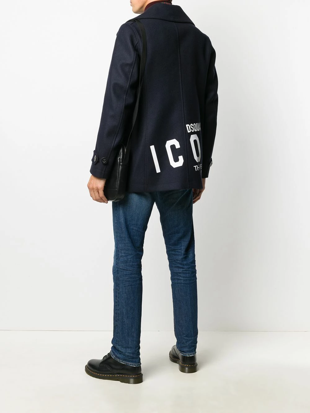 Prix Distinctifs Dsquared2 Caban à boutonnière croisée manteaux croisés homme 4 Dsquared2 caban à boutonnière croisée